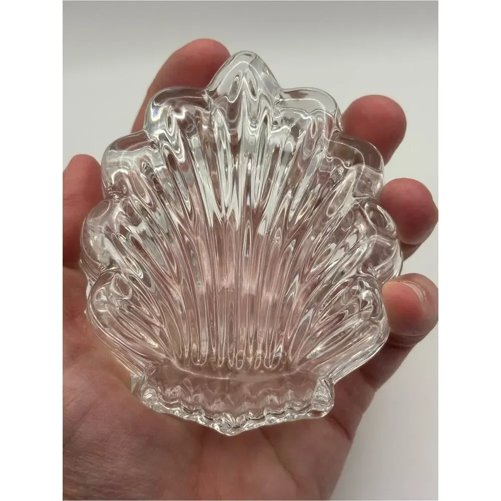Vintage Sea Shell Shaped Trinket Box, Mermaid Jewelry Box